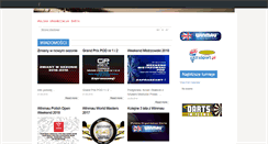 Desktop Screenshot of polishopen.pdodarts.pl